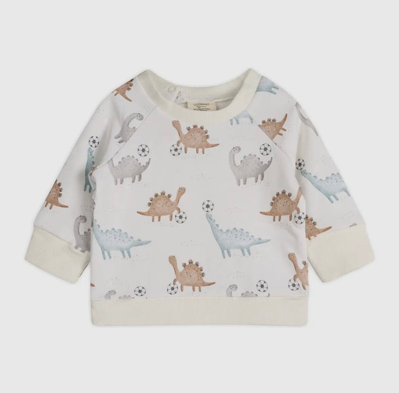 Soccer Dino Baby Jogger & Pants Set (Organic Cotton)