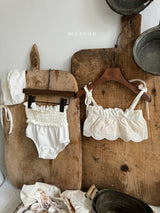 Baby lace swimsuit sets.