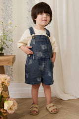 Fenix Short Overall - Teddy Face Denim
