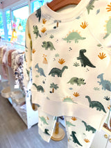 Soft Dinos - Green
Raglan Sweatshirt + Jogger Set