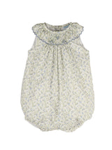 LAVENDER FLORAL SMOCKED BUBBLE