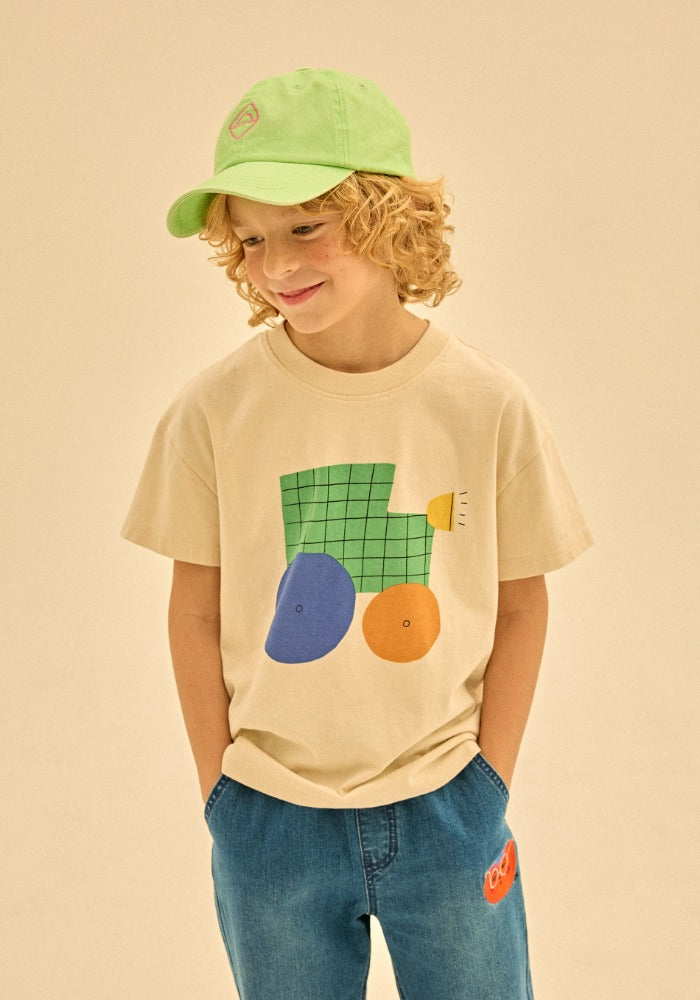 TRACTOR SHORT SLEEVE T-SHIRT_IVORY