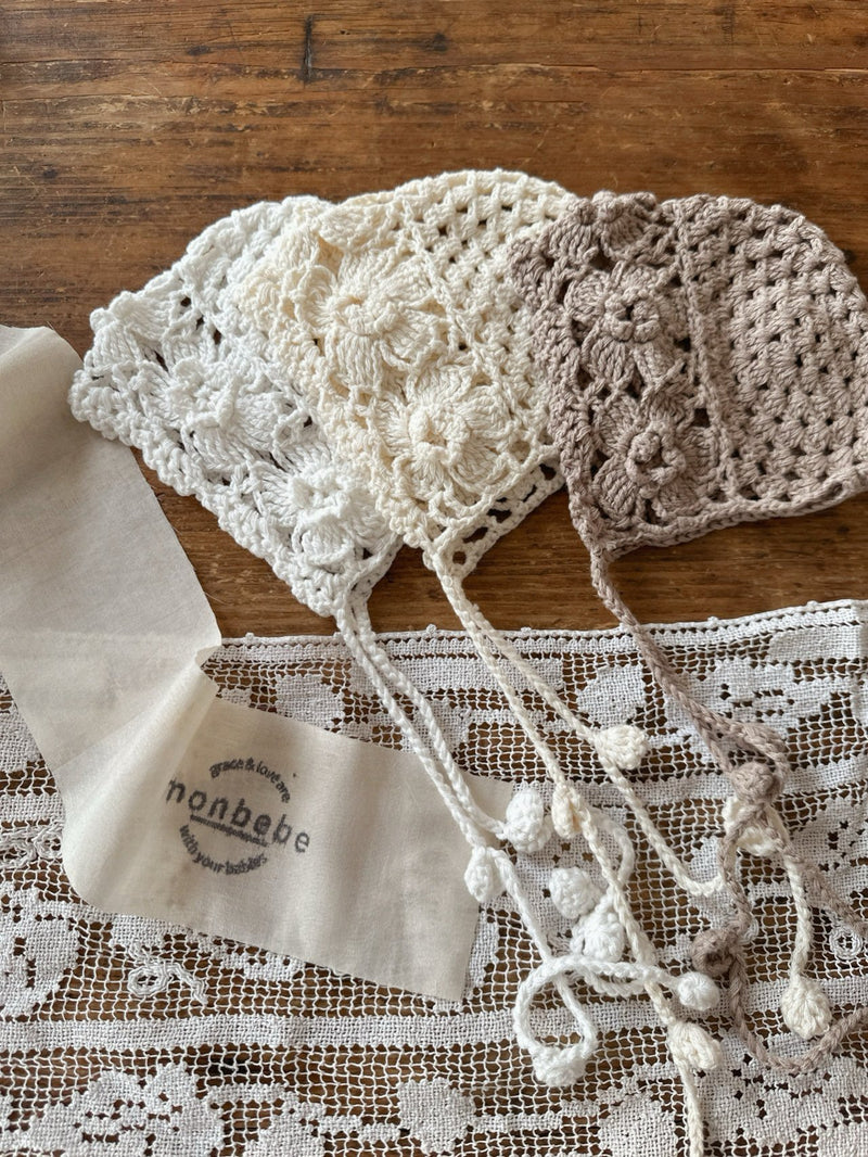 Mary Rose Handmade Bonnet .
