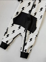 Hooded Rebel Short Sleeve
Romper in Bowie