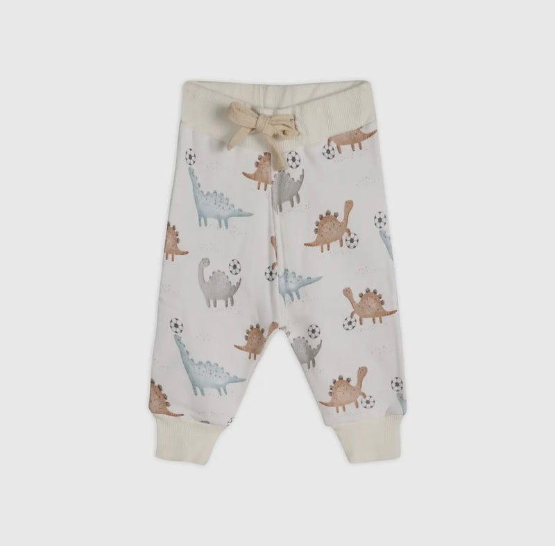 Soccer Dino Baby Jogger & Pants Set (Organic Cotton)