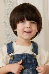 Fenix Short Overall - Teddy Face Denim