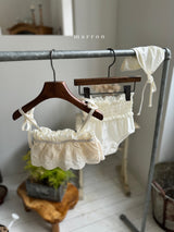 Baby lace swimsuit sets.