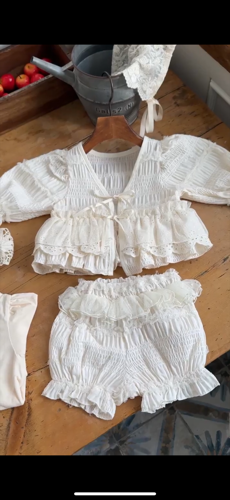 Vintage Lace bloomer set.