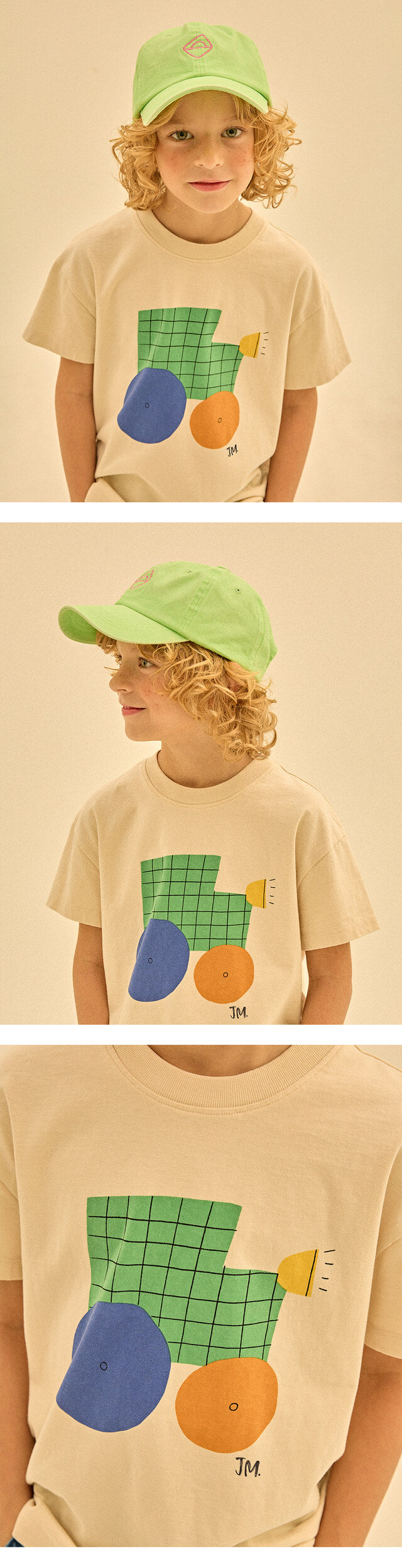 TRACTOR SHORT SLEEVE T-SHIRT_IVORY