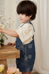 Fenix Short Overall - Teddy Face Denim